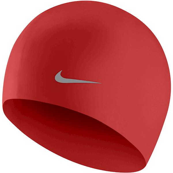 Czepek dla dzieci silikonowy NIKE Os Solid Jr kol. czerwony