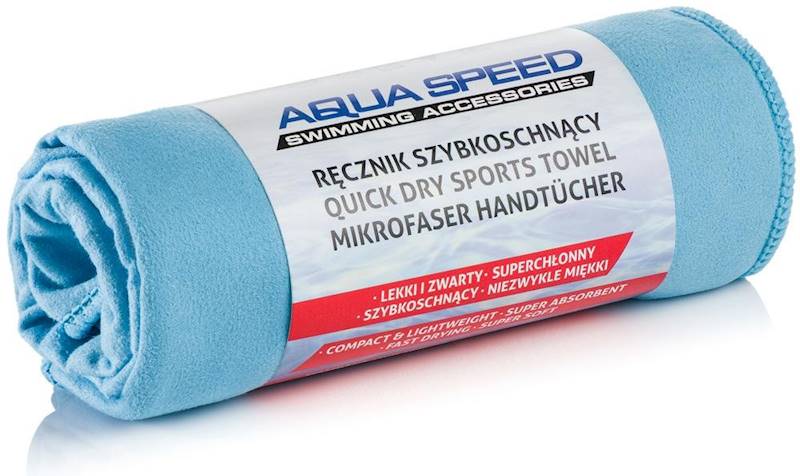 Ręcznik 70x140 cm AQUA SPEED Dry Flat błękitny