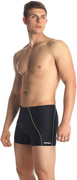 Kąpielówki męskie r. S AQUA SPEED Harry czarno-zielone