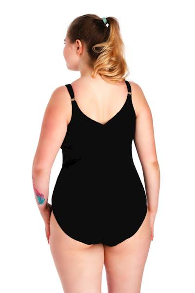 Strój kąpielowy damski r. 2XL SPIN S-3302 czarny