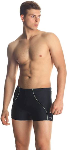 Kąpielówki męskie r. L AQUA SPEED Harry czarno-zielone