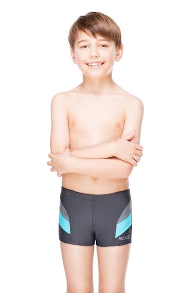 Kąpielówki chłopięce r. 140 AQUA SPEED Andy grafitowo-niebieskie