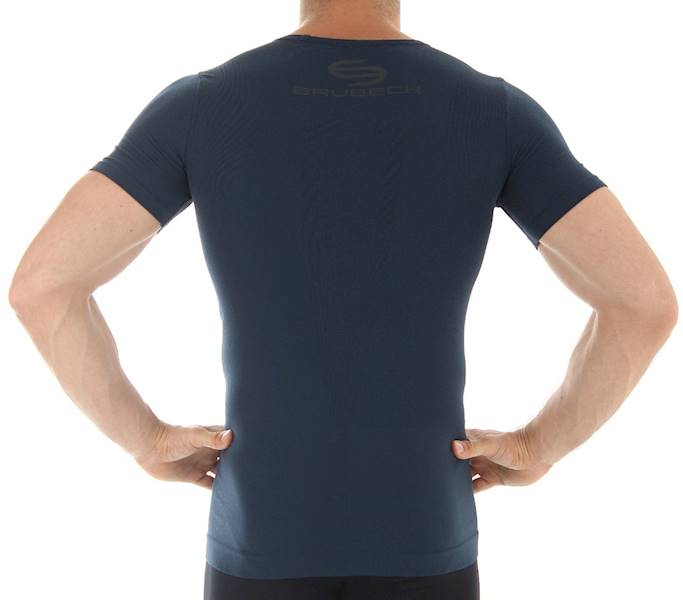 Koszulka męska termoaktywna r. XL BRUBECK Impulse granatowa SS10900