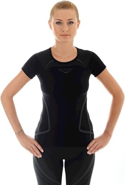 Koszulka damska termoaktywna r. L BRUBECK Swift czarna SS10820