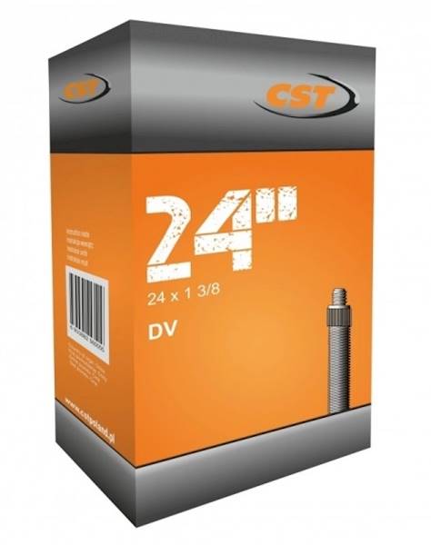 Dętka 24x1 3/8 z zaworem rowerowym CST zawór 38mm