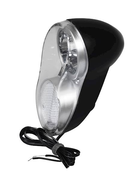 Lampka przednia na dynamo / prądnicę diody LED DEONE HL-DE054
