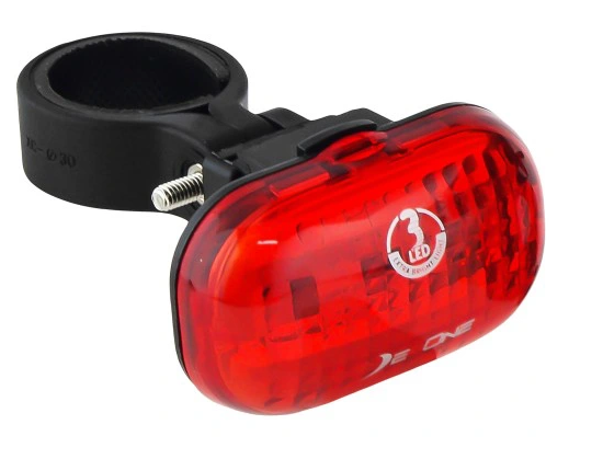 Lampka tylna na baterie 3 tryby świecenia DEONE model HL-DE017