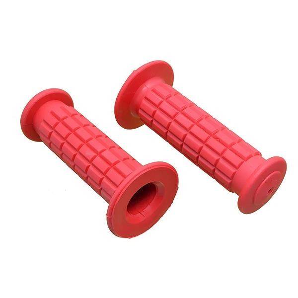 Chwyty do kierownicy 105mm z gumy i PCV do BMX czerwone