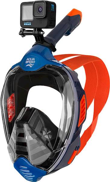 Maska do snorkelingu r. L/XL AQUA SPEED Veifa granatowa