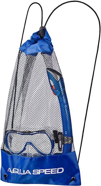 Zestaw do nurkowania AQUA SPEED maska Enzo + fajka Evo kol. 11 Mesh Bag