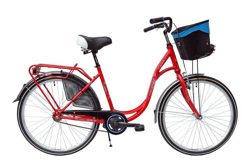 Rower miejski MAJDLLER Cama 8.1 koło 28' rama 18' czerwony