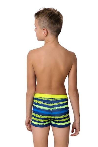 Kąpielówki chłopięce r. 152 SPIN S-1154 niebiesko-zielone