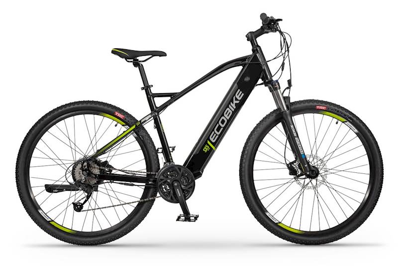 Rower elektryczny górski ECOBIKE SX5 koło 29' rama 20' czarny