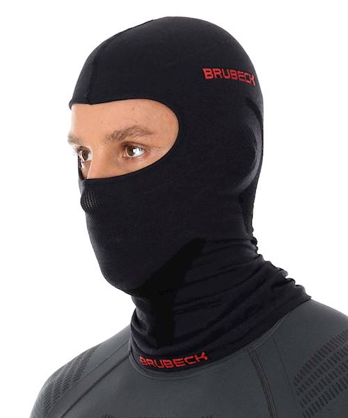 Kominiarka termoaktywna r. S/M BRUBECK wełniana unisex czarna