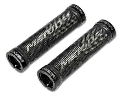 Chwyty do kierownicy 130mm gumowe MERIDA czarno-białe