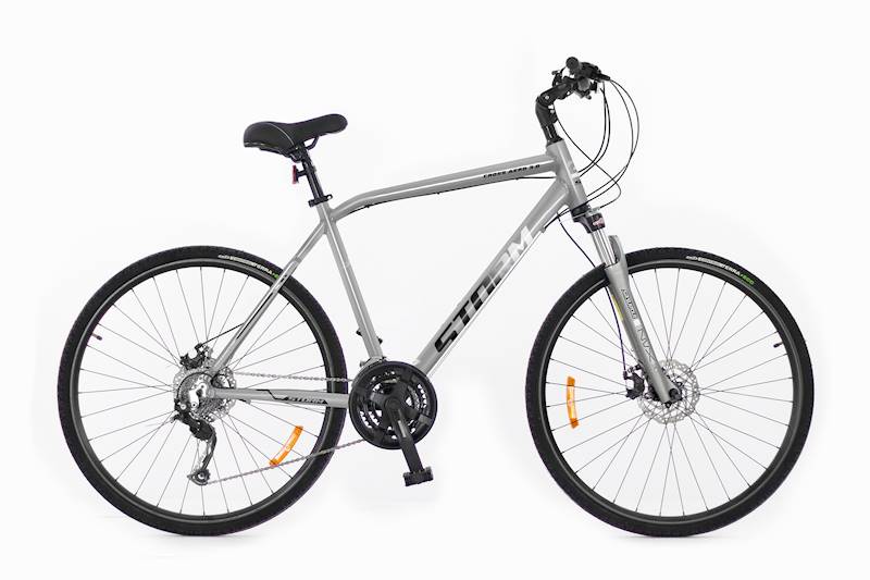Rower crossowy STORM Aero Man 3.0 koło 28' rama 21' srebrny