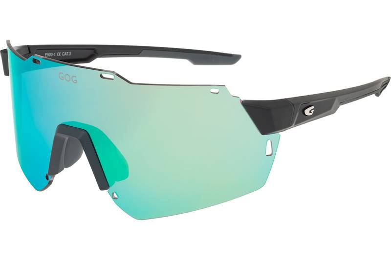 Okulary sportowe GOG Helios czarno matowe / szare 1P