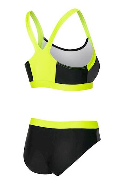 Strój kąpielowy damski r. S AQUA SPEED Naomi czarno-żółty