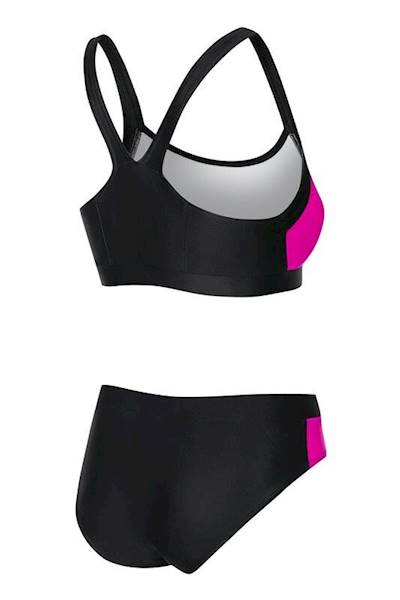 Strój kąpielowy damski r. XS AQUA SPEED Naomi czarno-różowy