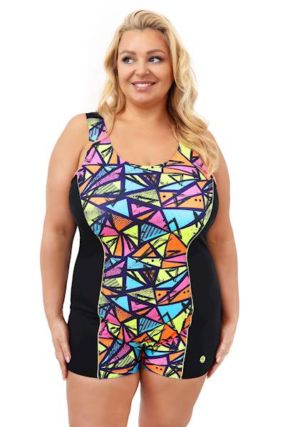 Strój kąpielowy damski r. 3XL SPIN D-1003 wzór AB