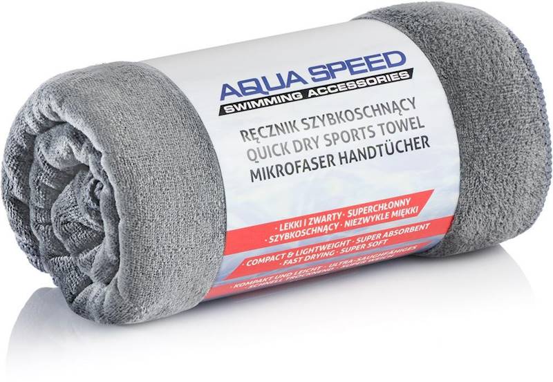 Ręcznik 50x100 cm AQUA SPEED Dry Soft szary