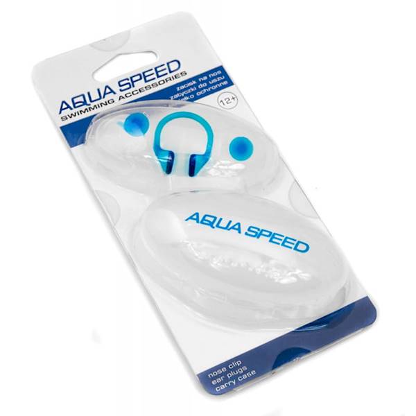 Zatyczka do nosa i zatyczki do uszu - zestaw AQUA SPEED
