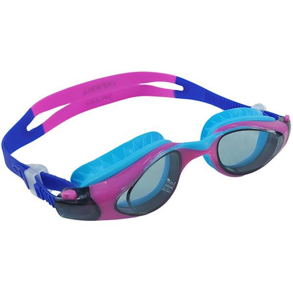 Okulary do pływania dla dzieci CROWELL GS23 Splash fioletowo-niebieskie