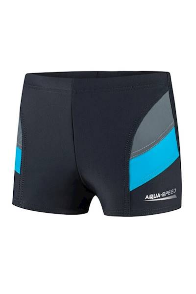 Kąpielówki chłopięce r. 152 AQUA SPEED Andy szaro-niebieskie
