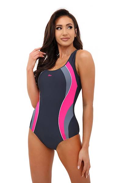 Strój kąpielowy r. M SPIN różowy S-0722