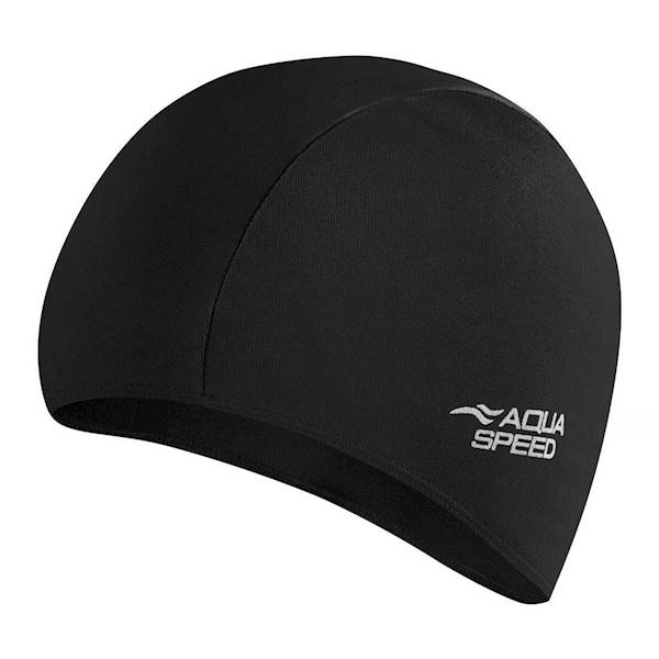 czepek AQUA-SPEED POLYESTER CAP czarny kol 07
