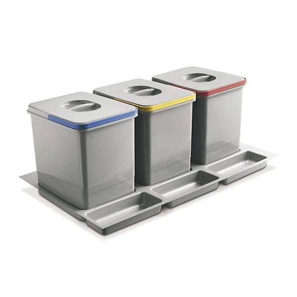KOSZ SEGREGACJA *ITALPLAST* 90 - 3 wiadra