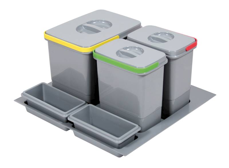 KOSZ SEGREGACJA *ITALPLAST* 60 - 3 wiadra