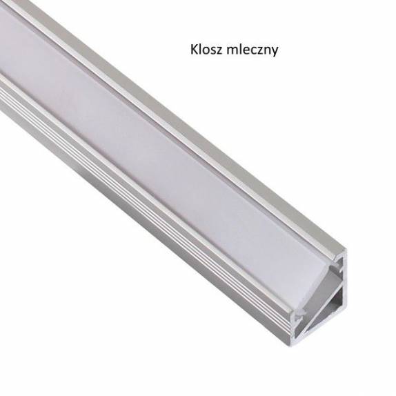 PROFIL ALU KĄTOWY KLOSZ MLECZNY 3M