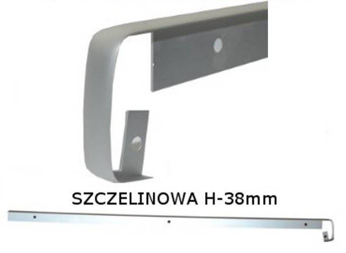 Listwa do blatu szczelinowa 38mm Pfleiderer
