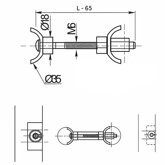ZŁĄCZE DO BLATU L=65 (300 SZT)