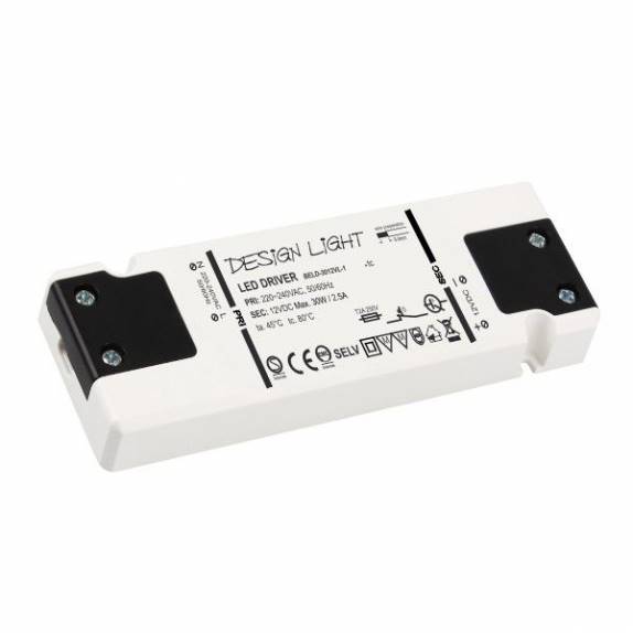 Transformator LED 30W flat slim