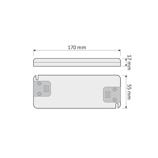 Transformator LED 30W flat slim