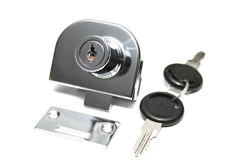 Zamek szkło podwójny x917 CHROM