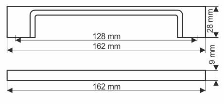 Uchwyt meblowy UN73-0128-G0006
