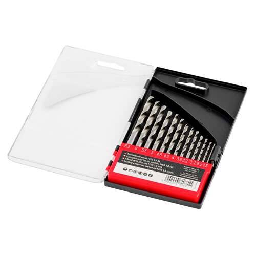 KOMPLET WIERTEŁ DO METALU HSS 13 SZT