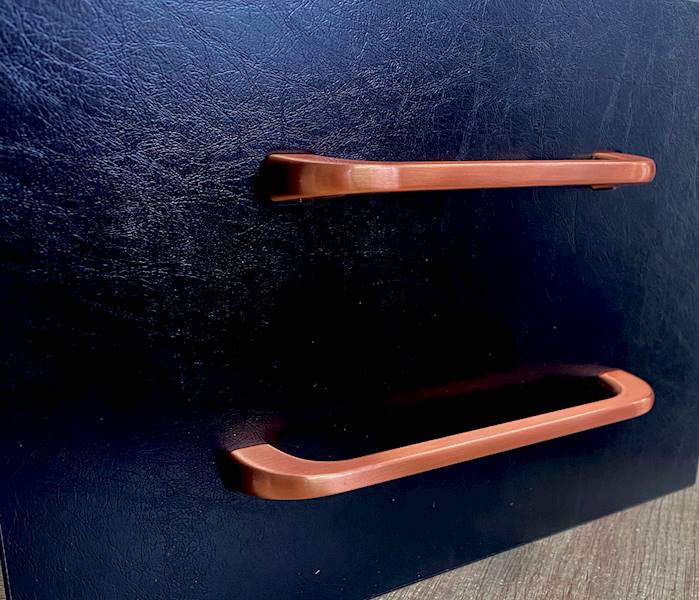 Uchwyt UU05, miedź szczotkowana, rozstaw 160 mm