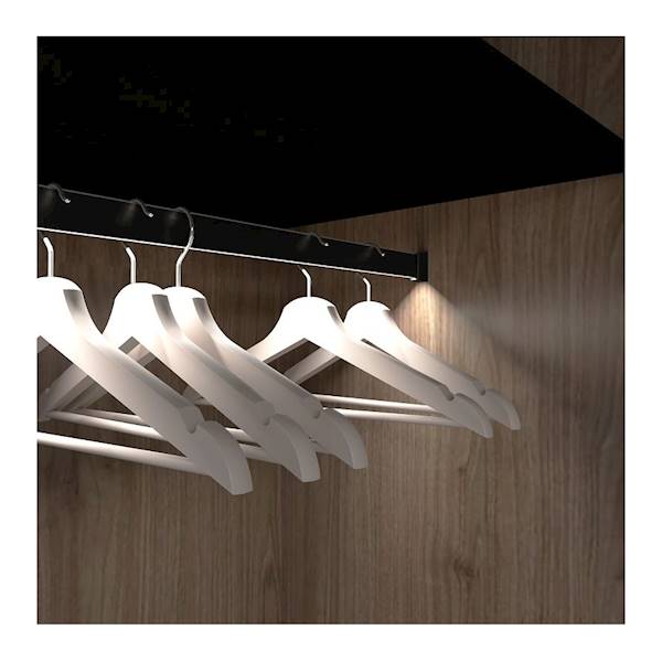 Profil aluminiowy SLIM do taśm led CZARNY  3 mb