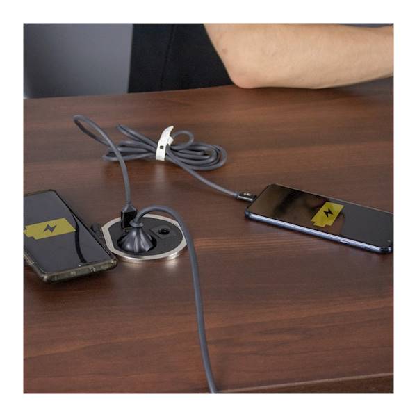SAMBO BOX USB gniazdo meblowe z ład. indukcyjną