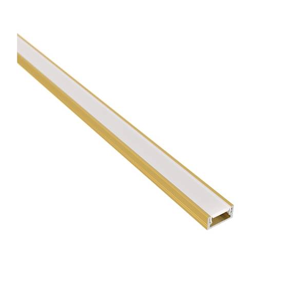 Profil aluminiowy LINE MINI 2 m  ZŁOTY klosz Opal