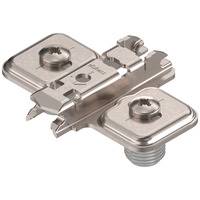 CLIP prowadnik, krzyżakowy, 0 mm, Stal, wciskany, 