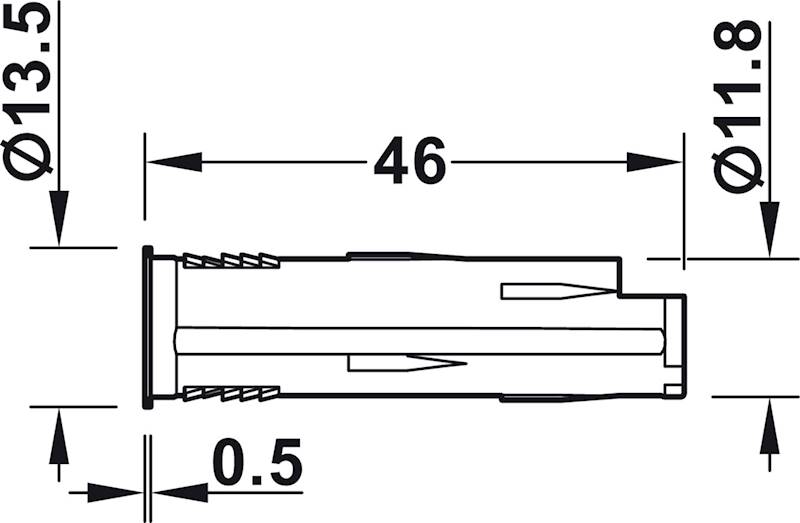 Przełącznik z funkcją ściemniania Häfele833.89.126