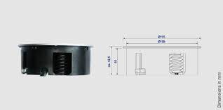 POWER PORT - BHM - 2 GNIAZDA - TWIST czarny