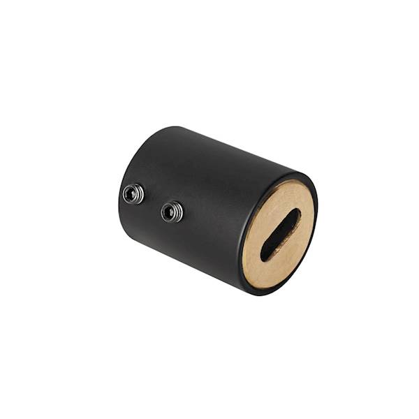 Rozeta fi 25 mm  CZARNA Prosta Harfa 