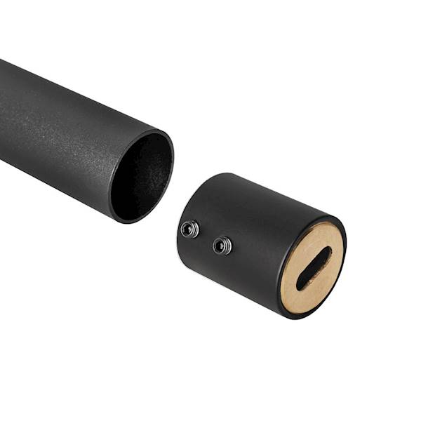 Rozeta fi 25 mm  CZARNA Prosta Harfa 