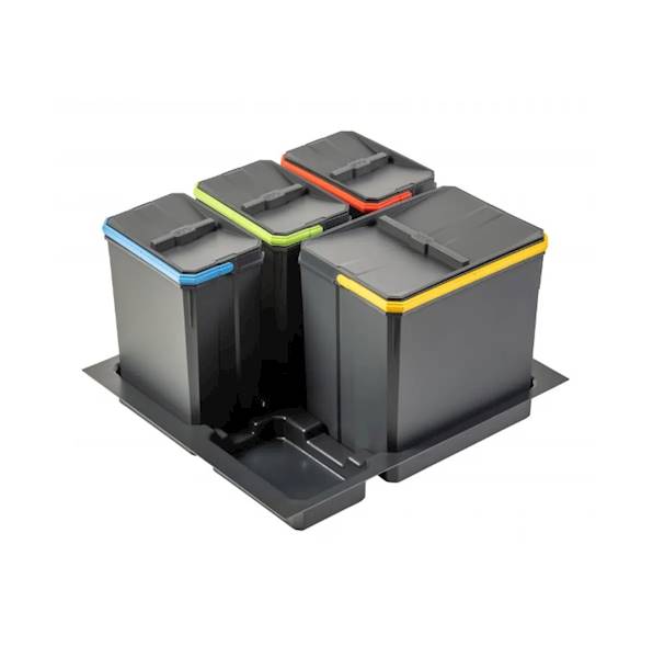 Pojemniki do szafki 60-tki 5  koszy 1X15L+4 X 7L